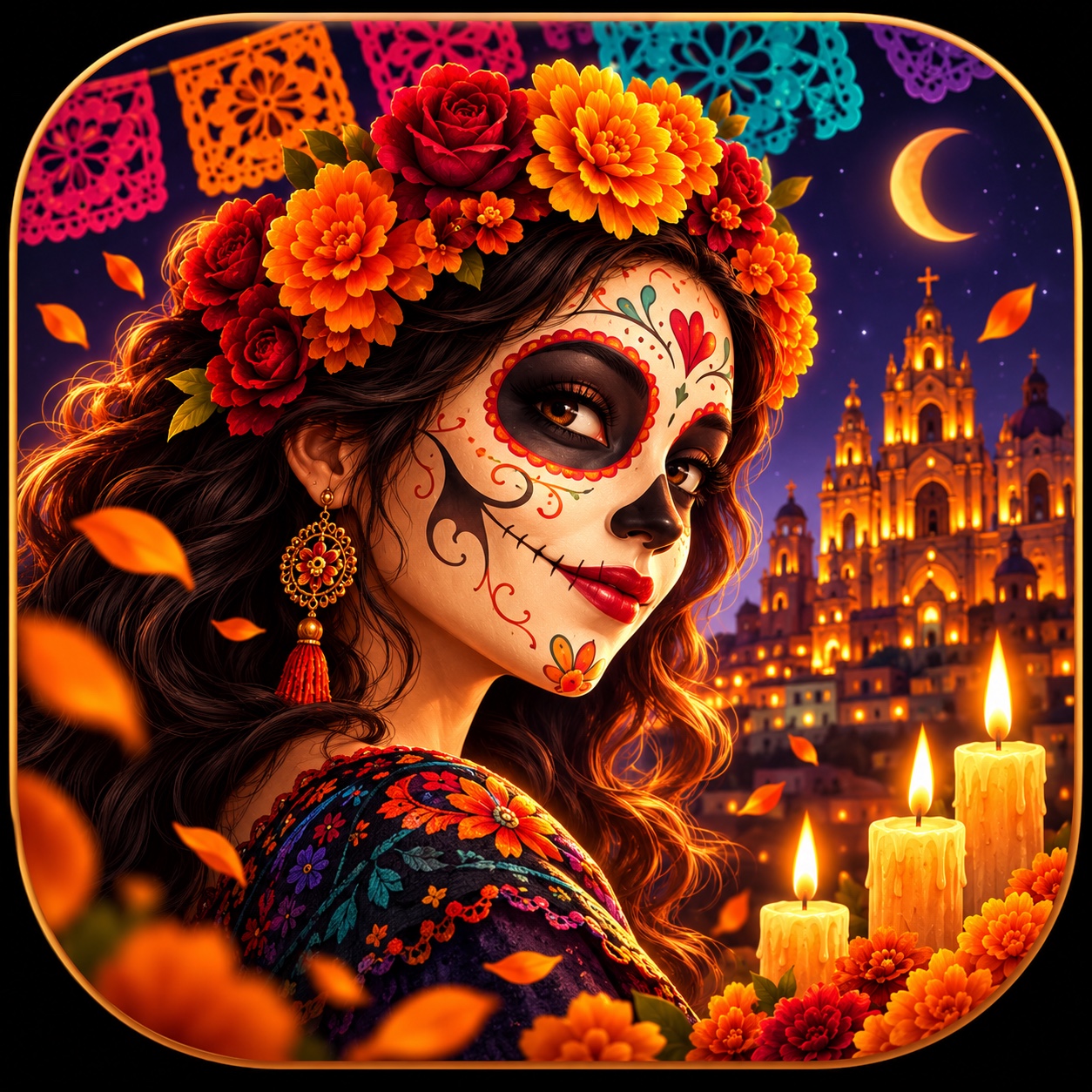 Día de Muertos Catrina 主視覺